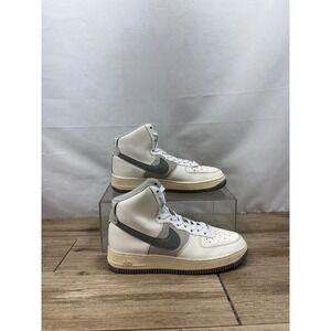 Nike Air Force 1 High Gray Sail White Sneakers, Size 7 Y Women's 8.5 DV2236-100‎